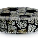 Eggshell Lacquer Tealight Candle Holder thumbnail-1