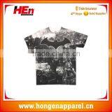 Hongen Apparel 2016 Fashion Plaint Shirts With Collars All Over Sublimation Printing T-shirt thumbnail-1