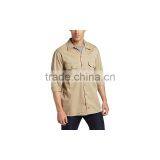 Men's Long Sleeve Pocketed Industrial Cotton Work Shirts thumbnail-2