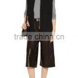 Best Selling Fashion Style Women Cheap Black Cotton Travel Vests thumbnail-1