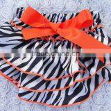 Baby Ruffle Bloomers Layers Baby Diaper Cover Newborn Flower Shorts With Skirts Toddler Cute Summer Satin thumbnail-6