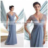 High Quality Mature Women Chiffon Female Sexy Night Dress thumbnail-1