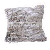 CX-D-79 Cushion Covers Real Rabbit Fur Decorative Pillow Drop Ship Paypal thumbnail-2