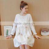 Zm51275a Fashion Long Sleeve Pregnant Women Dress Wholesale Maternity Clothes thumbnail-3