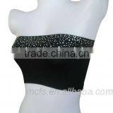 Strapless Girls Lingerie Bra Intimates Diamond Tube Bra Top Sexy Seamless Women's Tube Bra thumbnail-1