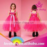Hot Red Boutique Store Ruffle Party Children Ballet Long Dress thumbnail-3