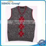 Warm Sleeveless Knitted Vests Brand Sweaters thumbnail-1