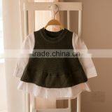 S32908W Knitted Sweater Dress Pullovers Sweaters With Lace Shrugs Dresses Crochet Long Girls Sweater thumbnail-3