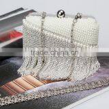 Luxury Crystal Evening Clutch Bag Elegant Women Clutch Handbag Lady Wedding Wallet Party Pearl Clutch Bag thumbnail-3