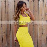 Summer 2pcs Skirts Bodycon Dresses for Women thumbnail-5