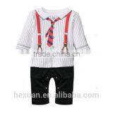 Baby Long Sleeve Boys Bodysuit Set Romper Spring Infant Boy's Clothing Sets thumbnail-3