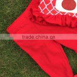 Baby Clothes Winter/fall Boutique Red Grid Ruffle Outfits Girls Reindeer Sets Christmas Outftis With Necklace and Headband thumbnail-4