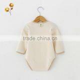High Quality Solid Color Soft Organic Baby Onesie thumbnail-2