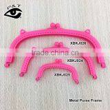 15.5cm Round Neon Jelly Color Plastic Purse Frame Neon Colors Frames thumbnail-1