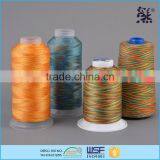 OEM high tenacity multicolor polyester sewing thread