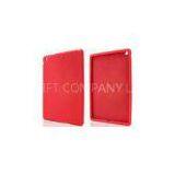 Red Waterproof Silicone Tablet Covers For Apple IPad Air , Color / Logo Personalised
