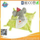 Wholesale Grey Elephant Baby Doudou Comforter Blanket Animal Toy thumbnail-2