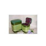 Handmade Woven Storage Ottoman/stool