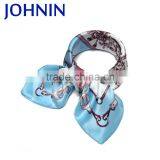 NO MOQ Digital Printing Satin Silk Scarf thumbnail-2