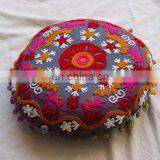 100% Cotton Fabric Round Multi Cushion Covers Hand Embroidery Maxican Stylish Cushion thumbnail-3