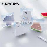 Brunei Latest Hotsale Office School Fancy Accessory Stationery Wholesale Cute Funny Leaf Shaped Sticky Notes Logo Custom