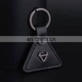 Elegant Blank pu Metal Keychain thumbnail-3