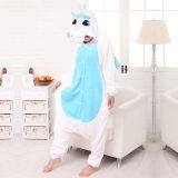 Unicorn Flannel Conjoined Polyester Pajamas thumbnail-3