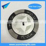 Custom colorful plastic poker chip with golf ball marker