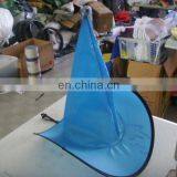 Custom Nylon cone-shaped outdoor foldable hat 190T