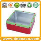 Custom Square Metal Tin Box For Gift Storage thumbnail-5