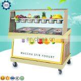 Best Selling Single Pan Thailand Style Fried Ice Cream Roll Machine For Instant Ice Cream Roll thumbnail-5