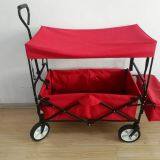 Folding Wagon Outdoor Beach Wagon With 4 Wheels thumbnail-1