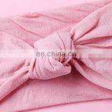 Baby Knot Soft Nylon Headband Girl Hairband Solid Color Kids Tulband Hair Accessories 27colors thumbnail-6
