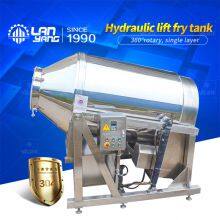 Electric Frying Tank,Stainless Steel Drum Frying Pan With Rake 360 Degree Rotating ,Beef Jerky Wok, Stir-fry Mixer thumbnail-3