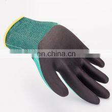 18 Gauge HPPE Liner PU Palm Coated ANSI Cut Level 3 Work Gloves Slip Resistant Anti Cut Safety Gloves For Construction thumbnail-2