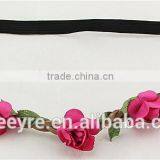 High Quality Artificial Flower Head Wire Wreath For Ladies thumbnail-6
