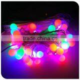 50 Led Multicolor Christmas Light With Frosted Ball Decaration White Wire Tree Light Factory Wholesale thumbnail-3