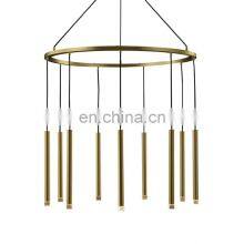 Modern Villa Hotel Pendant Light Stair Droplight Crystal Nordic Contracted LED Chandelier thumbnail-1
