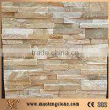 Yellow Beige Cultured Stone, Wall Cladding, Cheap Chinese Wall Stone Panel thumbnail-1