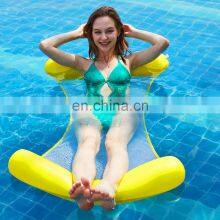 Hammock Inflatable Rafts Swimming Pool Air Lightweight Floating Chair Portable Floating Hammock Pool Float thumbnail-3