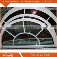 Modern New House Soundproof Picture Window Aluminum Half Circle Window thumbnail-3