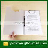 Customized Hot Sale a4 Writing Clipboard With Folding Side Made in China
