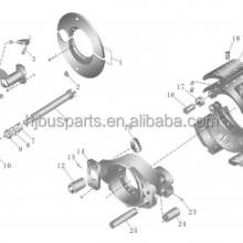 Other Performance Parts Chinese Bus Parts Slack Adjuster 72593C-RH 23701012 Automatic Brake Slack Adjuster thumbnail-5