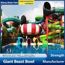 Outdoor Water Park Water Slide Large-scale Fiberglass Water Slide Equipment Water Play Equipment Manufacturer Production Customization thumbnail-2