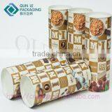 Custom Top Muesli Product Packaging Canister Composite Round Box thumbnail-3