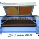 LX1610T-SC AT leather and cloth laser cutter machine
