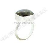 Natural Labradorite Cushion Cab Gemstone Ring,925 Sterling Silver Bezel Set Ring Jewelry thumbnail-4