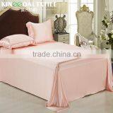 19 Momme Seamless Pink Natural 100% Mulberry Silk Flat Bed Sheet King/ Queen thumbnail-1