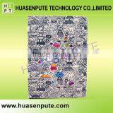 Cartoon Design Compatible Brand and PU Material Cover for IPad5 Stand Case