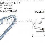 Stainless Steel AISI316 304 Pear Shaped Quick Link Quick Chain in China thumbnail-4